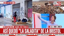 Así quedó "La Saladita" de La Bristol - redes