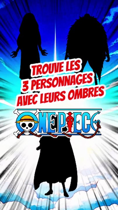 Trouve les 3 personnages de ONE PIECE avec leurs ombres feat Levaran