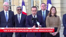 Le Premier ministre détaille les plans d'aide pour les pêcheurs, agriculteurs et transporteurs
