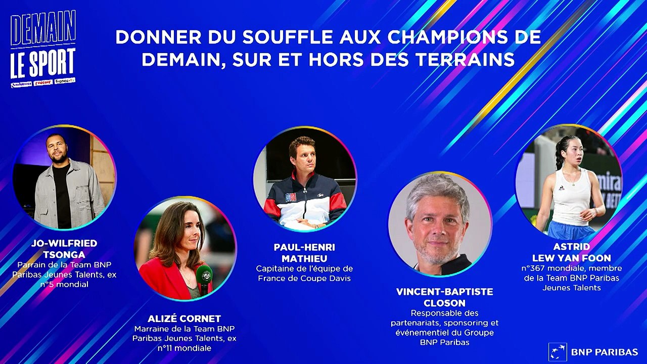Table ronde « Donner du souffle aux champions de demain sur et hors des terrains » - 16h00 - Studio 104 - Demain le Sport 2025 - Tennis