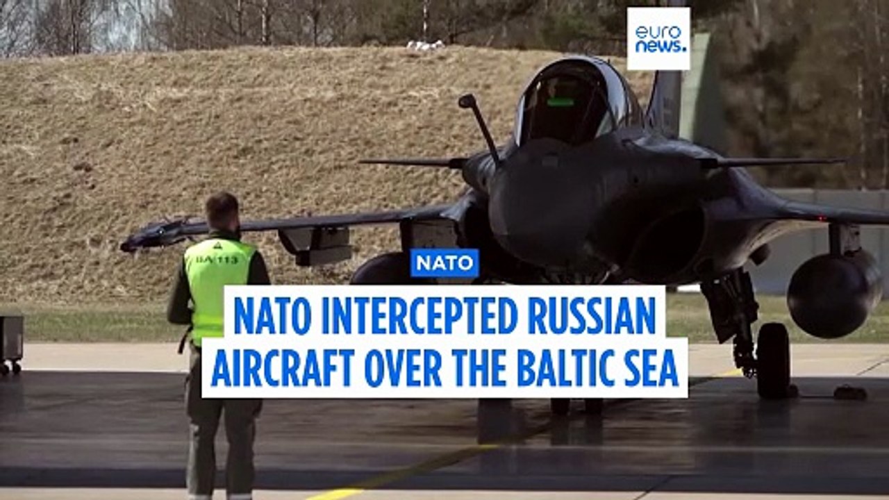 NATO intercepts Russian military aircraft flying over the Baltic Sea ...