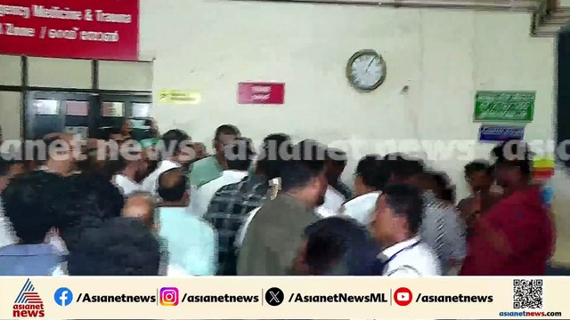 കെസി വേണുഗോപാല്‍ എംപി പരിക്കേറ്റവരെ സന്ദര്‍ശിക്കുവാനായി തൃശ്ശൂര്‍ മെഡിക്കല്‍ കോളേജില്‍