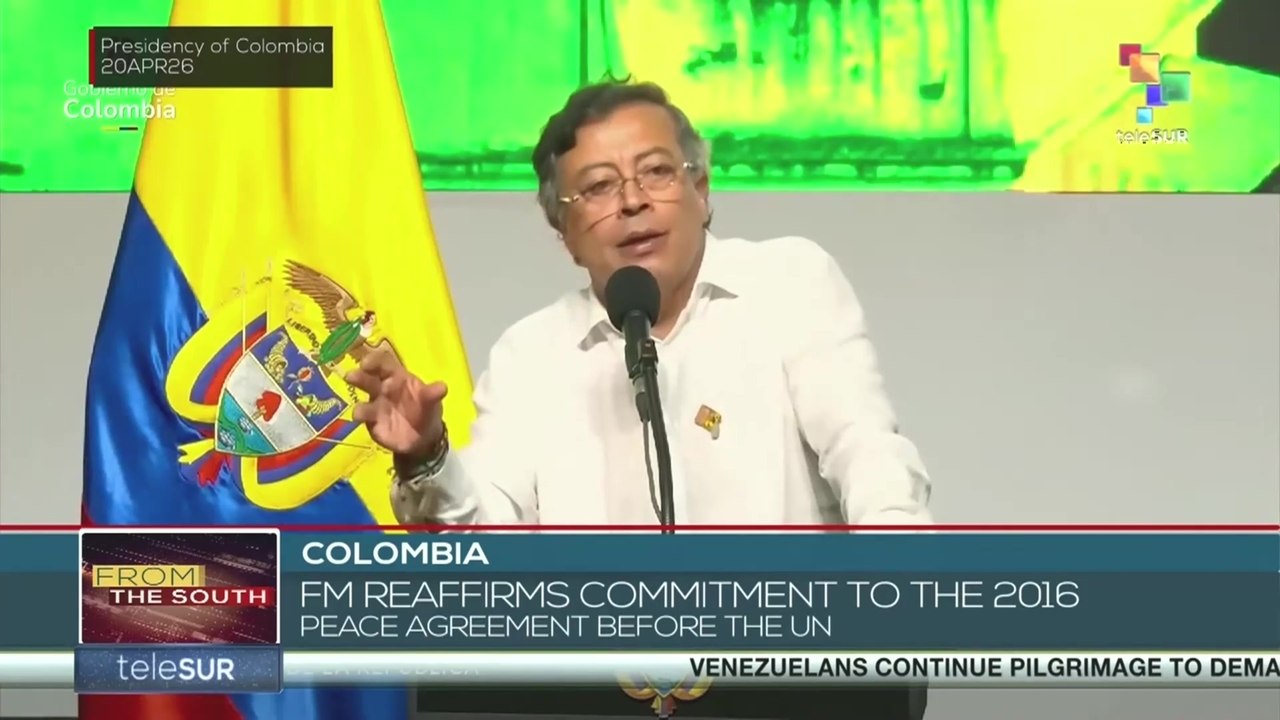 Colombia reaffirms commitment to the 2016 Peace Agreement before the UN