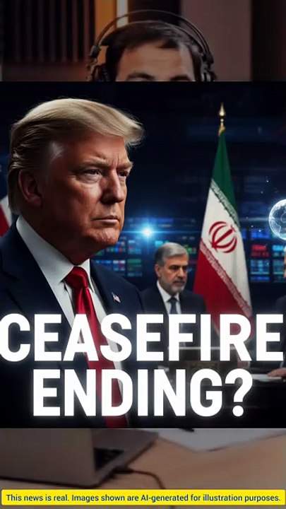 Trump Says Iran Ceasefire May End Soon