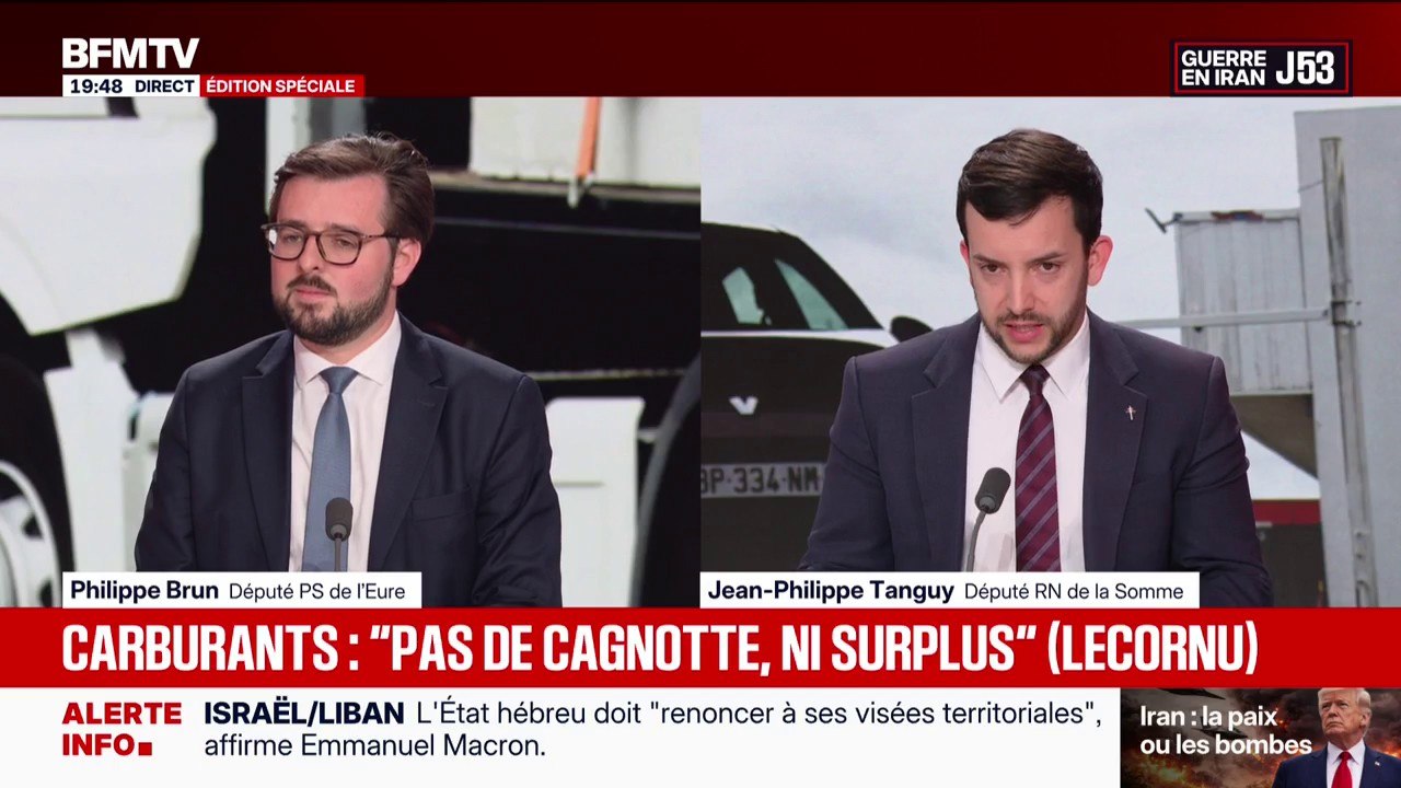“Le budget que les Macronistes font voter est faux, ils savent qu’il est faux, tous les parlementaires qui suivent le sujet savent qu’il est faux”, déclare Jean-Philippe Tanguy, député RN de la Somme