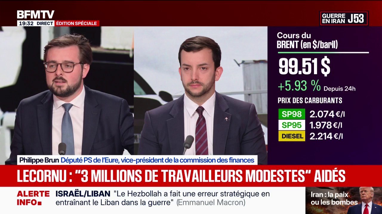 Annonces de Sébastien Lecornu: “C’est tout à fait insuffisant, il y a beaucoup plus de trois millions de personnes qui vivent le désastre de cette explosion des prix”, dénonce Philippe Brun, député PS de l’Eure