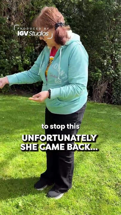 She’s been sneaking onto my property for months… 😡