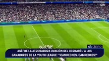 Así fue la atronadora ovación del Bernabéu a los ganadores de la Youth League: "¡Campeones, campeones!"