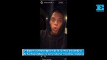 Pidieron la inhabilitación de la licencia de Santiago Maratea por grabarse mientras conducía