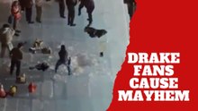 Drake fans cause mayhem in Toronto searching for hidden album date