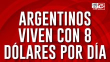 Argentinos viven con 8 dólares por día: la pelea diaria contra el hambre