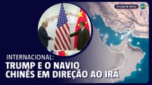 Trump afirma que EUA interceptou navio da China com "presente" para o Irã