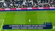 La penitencia de Camavinga: dio una vuelta al Bernabéu pidiendo perdón por Múnich