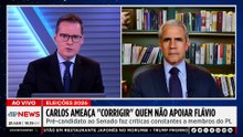 Carlos Bolsonaro ameaça "corrigir" aliados que não apoiarem candidatura de Flávio