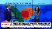 Previsão do Tempo: São Paulo registra madrugada mais fria de 2026 com 14,9°C