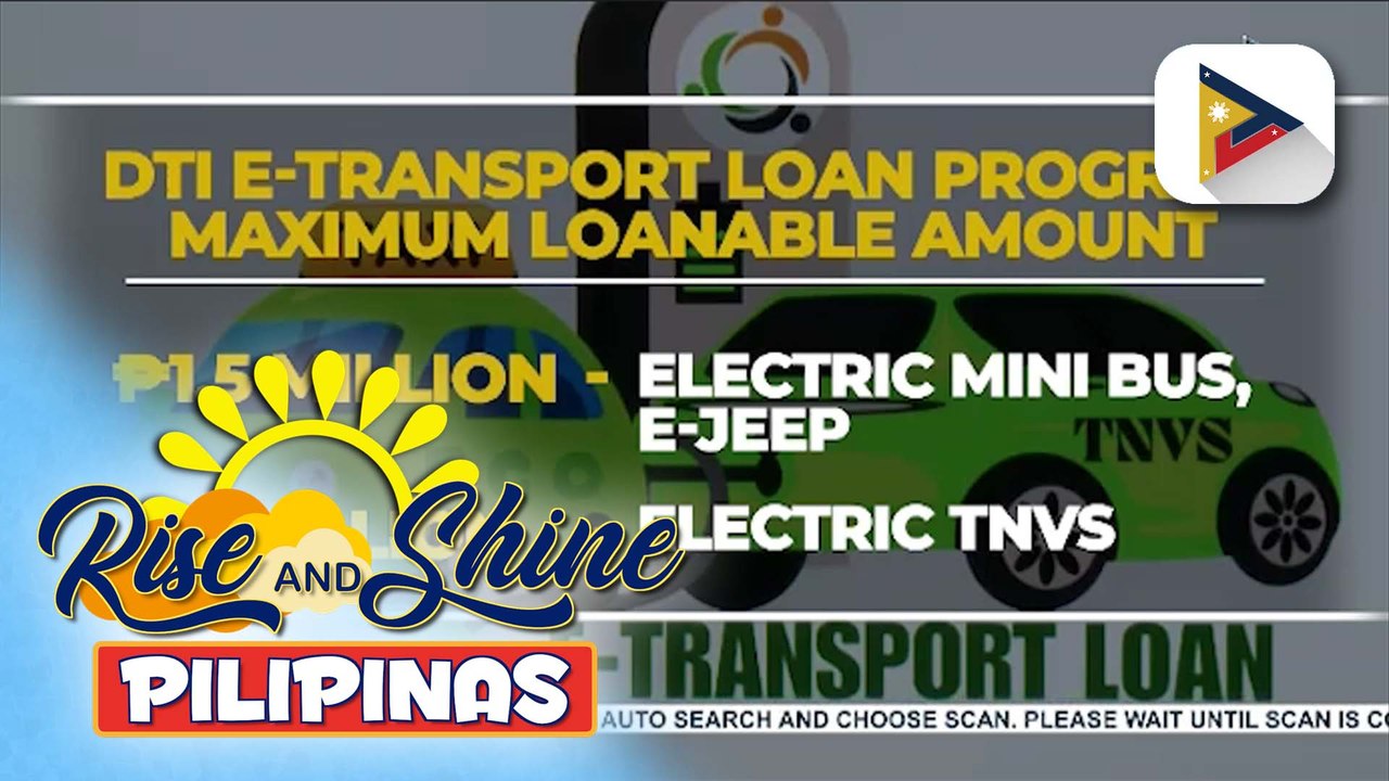 DTI at SBCorp, naglunsad ng E-Transport Loan Program para sa pagbili at paggamit ng mga TNVS sa e-vehicles | ulat ni Jeremy Piscano