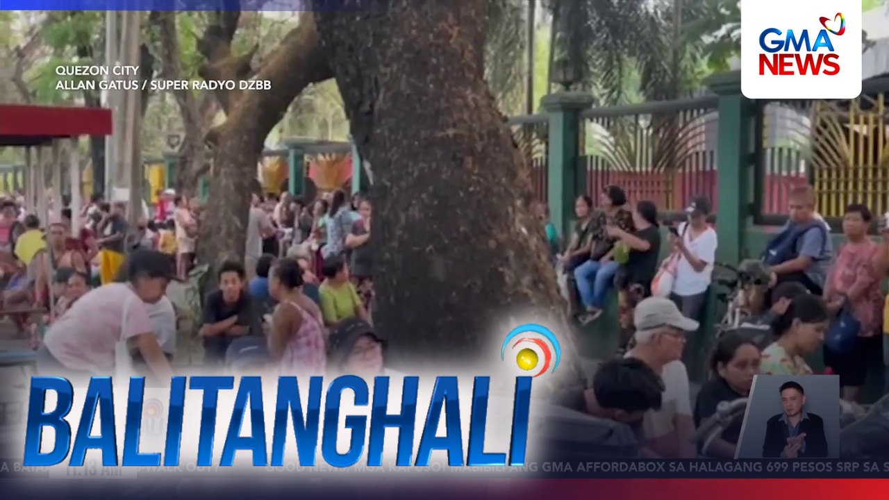 Mga bibili ng P20/kg bigas na walang online appointment, matiyagang pumila sa labas ng DA-BAI | Balitanghali