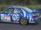 Eric Brunson Subaru Impreza S8 WRC rallye du limousin 2008