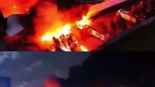Fuerte incendio consume bodega y oficinas de Segalmex en Zacatecas