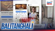 VP Sara Duterte - Hindi totoo na nagbibigay ako, ang aking pamilya, at OVP ng mga papremyo sa E-Wallet o anumang platform | Balitanghali