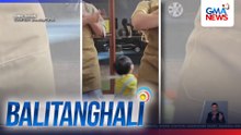 Batang nag-walkout matapos hindi masabayan ang dance steps ng kaniyang mga magulang, kinagigiliwan | Balitanghali
