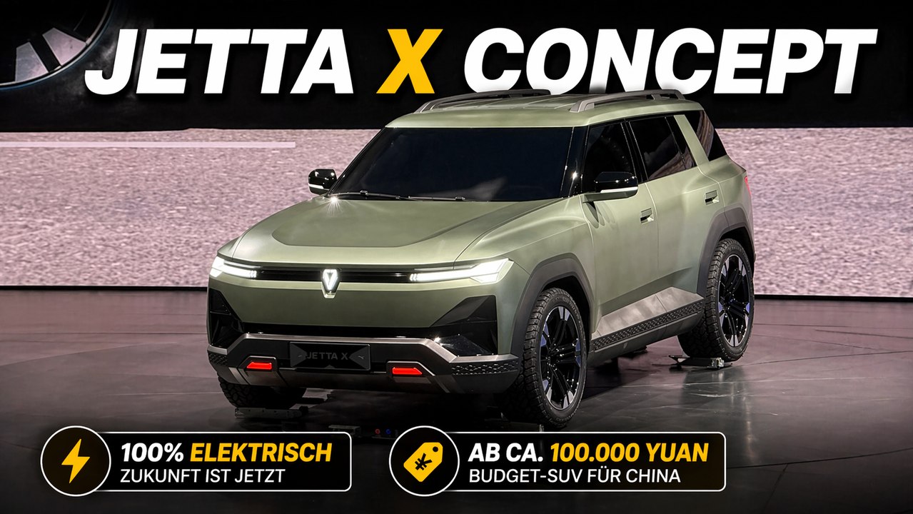 JETTA X Concept feiert Premiere als moderner Budget-Stromer