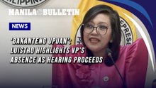 'Bakanteng Upuan': Luistro highlights VP’s absence as hearing proceeds