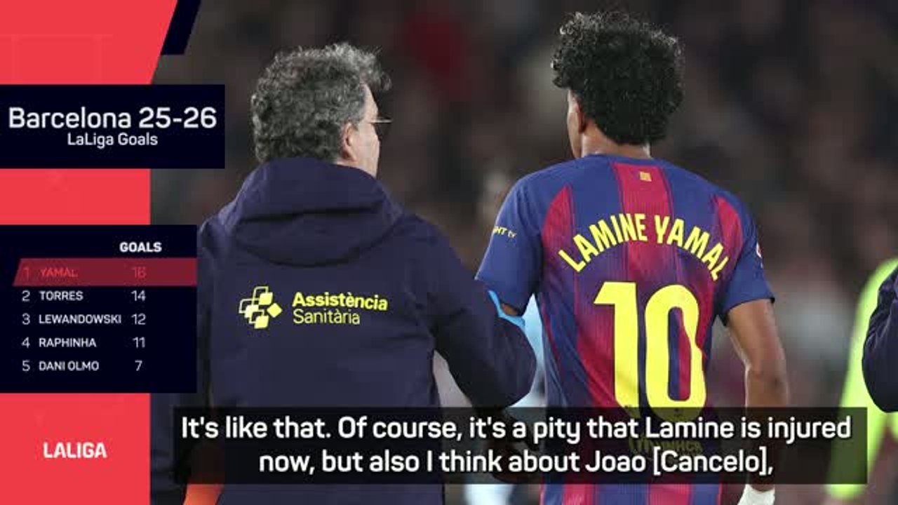 Barcelona sweating on Yamal injury after victory over Celta Vigo