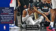 Wembanyama concussed in second quarter as Spurs lose to Blazers