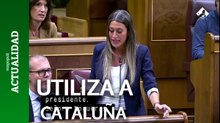 Nogueras a Sánchez: "Usted utiliza Cataluña para hacer propaganda y el presidente Illa se lo traga"