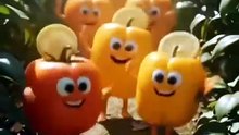 happy vegetables Dancing video