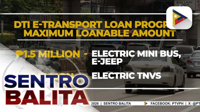 E-Transport Loan Program, inilunsad ng DTI at SBCorp.; mas magaan at pinadaling pagbabayad, ipatutupad sa naturang loan program