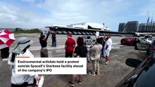 Protesters Rally at SpaceX Starbase Facility as IPO Rumors Intensify