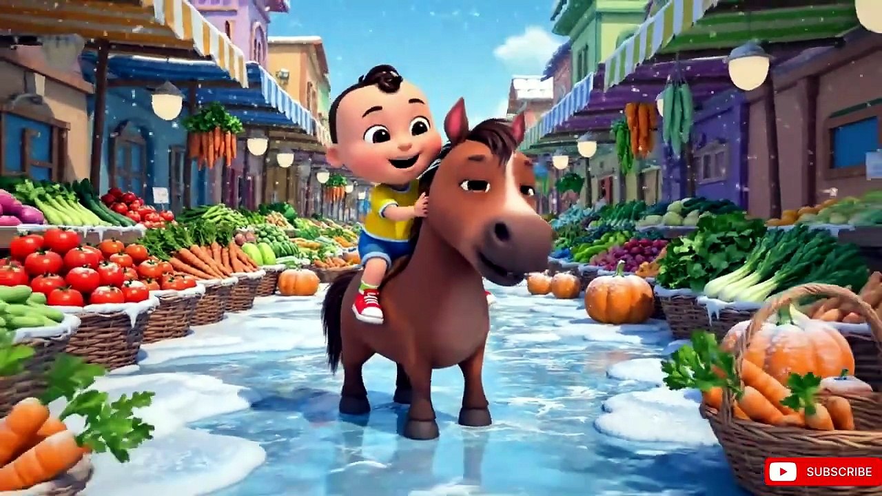 Lakdi Ki Kathi rhyme  - लकड़ी की काठी काठी पे घोडा _ baby nursery rhymes _@Kidssong-7cr