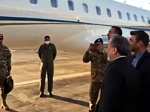 WATCH: Iran's Foreign Minister Abbas Araghchi welcoming Pakistan's Chief of Army Staff Field Marshal Syed Asim Munir upon his arrival in Tehran