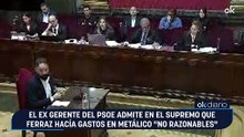 El ex gerente del PSOE admite en el Supremo que Ferraz hacía gastos en metálico "no razonables"