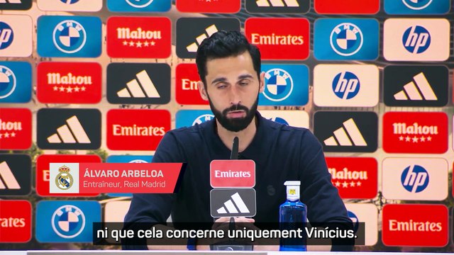 Arbeloa défend Vinícius face aux sifflets