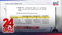 AMLC - Umabot sa P6.77-B ang suspicious at covered transactions sa bank account ni VP Duterte at kanyang mister | 24 Oras