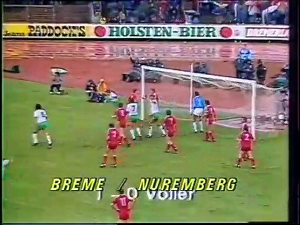 BREME - NUREMBERG - 1985 - SAISON 1985/1986 -