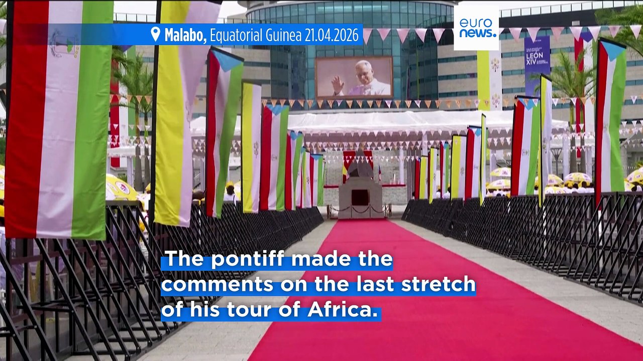 Pope Leo XIV condemns ‘lust for power’ and inequality in Equatorial Guinea