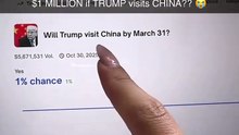 $1 Million if Trump visits China-