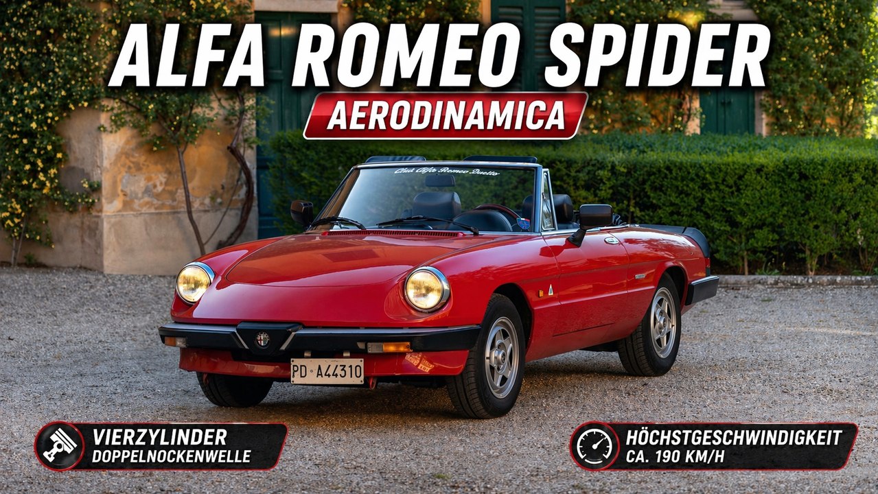 Alfa Romeo Spider Aerodinamica 1983–1989 im Detail