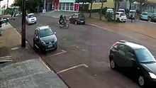 Veja como ocorreu acidente entre motocicletas na frente do Hospital de Retaguarda