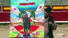 Un colorido cartel presenta la Feria del Toro de San Fermín