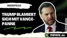 JD Vance: Trump blamiert sich mit Vance-Panne - Weißes Haus widerspricht
