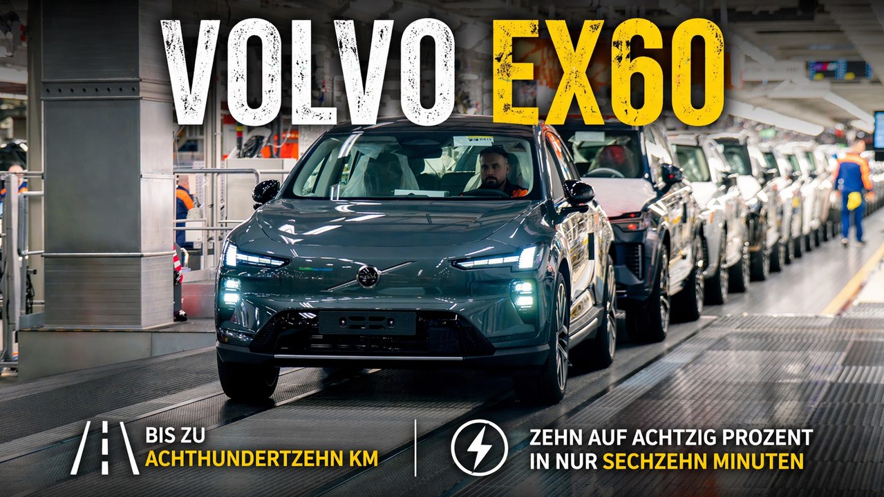 Volvo EX60 offiziell in Produktion: E-SUV mit starker Performance