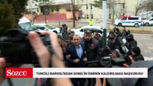 Tunceli Barosu’ndan Tuncay Sonel’in isminin kamusal alanlardan kaldırılması için başvuru