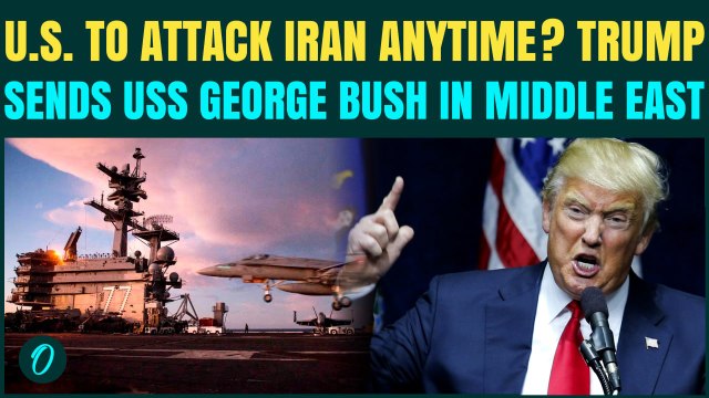 USS George H.W. Bush To STRIKE Iran Within 48 Hours? 60,000+ Troops,Warships Deployed In Middle East
