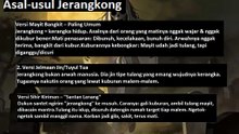 Asal-usul Jerangkong