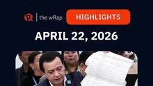 Today’s headlines: Rodrigo Duterte, Sara Duterte, Squirrels | The wRap | April 22, 2026